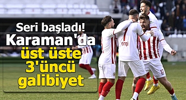 Karaman FK aradığı çıkışı yakaladı! Karaman'da üst üste 3'üncü galibiyet