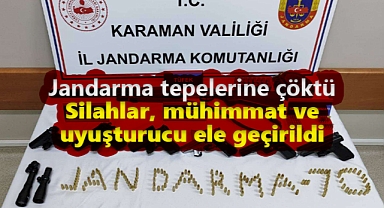 Karaman'da jandarma silah kaçakçılarına nefes aldırmıyor