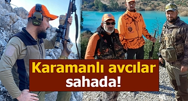 Karaman'da sürek avları devam ediyor