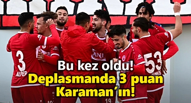 Karaman FK, Aksaray deplasmanından 3 puanı kopardı