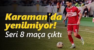 Karaman FK, kendi evinde yenilmiyor! Seri 8 maça çıktı