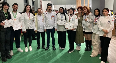 KMÜ'den 8. Gastro Alanya Uluslararası Yemek Yarışması’nda 4 altın madalya