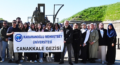 KMÜ Öğrencileri Çanakkale Şehitliği'ni Ziyaret Etti