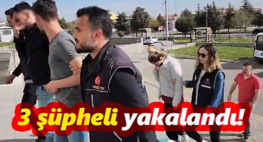 Karaman'da 3 kişi şehir dışından getirdikleri uyuşturucu ile yakalandı