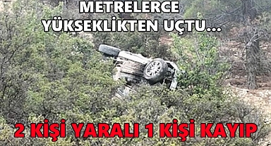 Karaman'da Korkunç Kaza: Metrelerce Yükseklikten Uçtu!