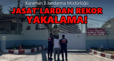 JANDARMA DEDEKTİFLERİ JASAT’LARDAN REKOR YAKALAMA