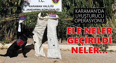 Jandarmadan Karaman'da uyuşturucuya darbe: Şüpheliler yakalandı!