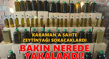 Karaman'a sahte zeytinyağı sokacaklardı: 3'ü de yakalandı!