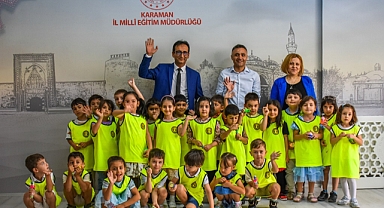 Minik Yüreklerden İl Müdürü Mehmet Çalışkan’a Ziyaret