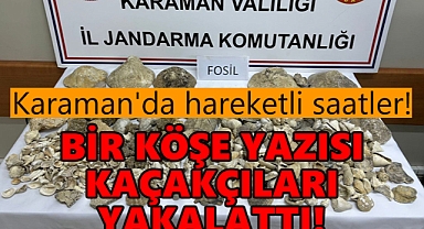 Köşe yazısı yazdı: Jandarma harekete geçti!