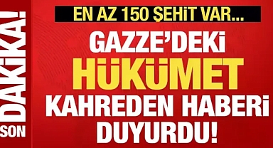 SON DAKİKA! Gazze'de kan gövdeyi götürdü: En az 150 şehit var