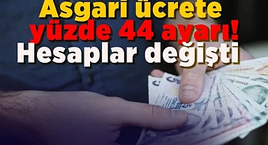 Asgari ücrette yeni rakam: YÜZDE 44...