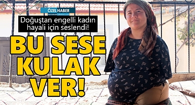 Karaman'da doğuştan engelli Hatun Gündoğdu, Umre hayali için yardım bekliyor