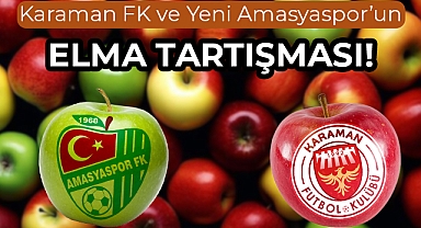 Karaman FK ve Yeni Amasyaspor’un Sosyal Medyada ‘Elma’ Rekabeti Gündem Oldu!