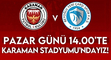Karaman FK yönetimi, vatandaşları maça davet etti