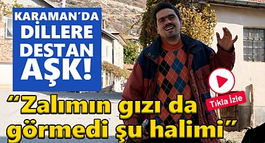 Karamanlı aşık, köyünün dağlarında gezerken kameraları görünce yaptı yapacağını...