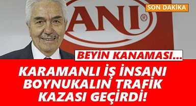 Karamanlı İş İnsanı Rıfkı Boynukalın'a motosiklet çarptı!