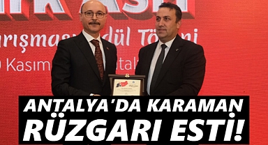İbrahim Şaşma Antalya'dan ödülle döndü!