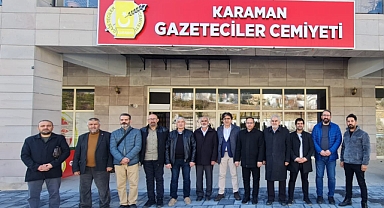 Saadet Partisi Karaman Teşkilatı Gazetecileri Ziyaret Etti!