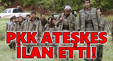 PKK Terör Örgütü Ateşkes ilan etti!