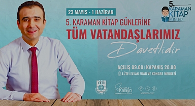 Karaman Belediyesi 5. Kitap Günleri Başlıyor