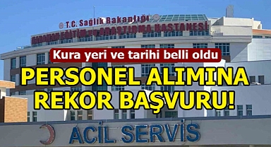 Karaman'da hastanenin işçi alımına yapılan başvuru sayısı belli oldu