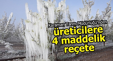 Karaman Tarım Müdürlüğü'nden üreticilere 4 maddelik reçete