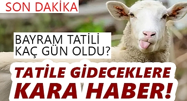 Kurban Bayramı Tatili Kaç Gün?