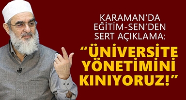 Nureddin Yıldız Tartışmaları Alevlendi! Eğitim-Sen'den Açıklama!