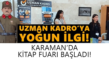 Uzman Kadro, Karaman Kitap Günleri'nde Yoğun İlgi Gördü