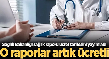 Doktor Raporu Ücretli Oldu!