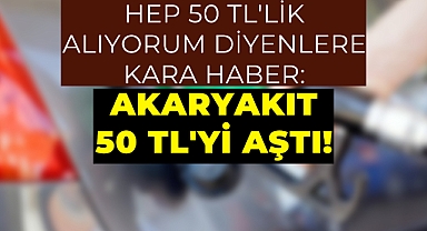 Karaman’da Benzin 50 TL Barajını Aştı!