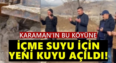 Kılbasan Köyü’ne 208 Metre Derinliğinde Yeni İçme Suyu Kuyusu Açıldı