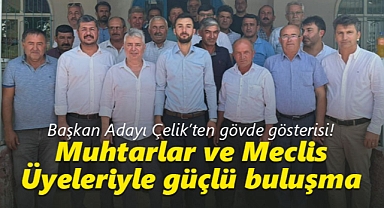 Başkan Adayı Yunus Çelik’ten Ayrancı’da Gövde Gösterisi