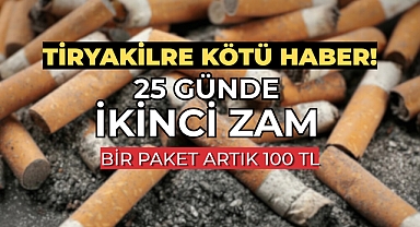 Bir Paket Sigara 100 TL Oldu: 25 Gün Arayla İkinci Zam Şoku!