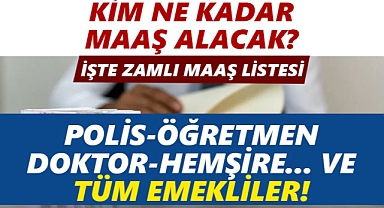 Hangi meslek ne kadar maaş alacak?