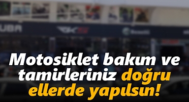 Motosiklet bakım ve tamirleriniz doğru ellerde yapılsın!