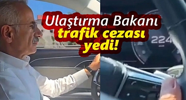 Ulaştırma ve Altyapı Bakanı Uraloğlu, trafik cezası yedi