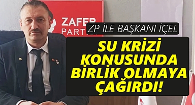 Başkan İçel: Eksik politikalar, bir su sıkıntısına sokacağı aşikardır
