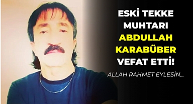 Karabüber Ailesinin Acı Günü: Abdullah Karabüber Hayatını Kaybetti!