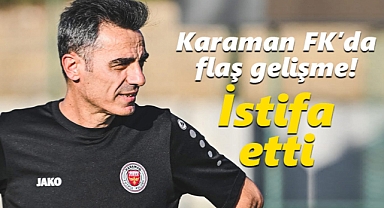 Karaman FK'da istifa