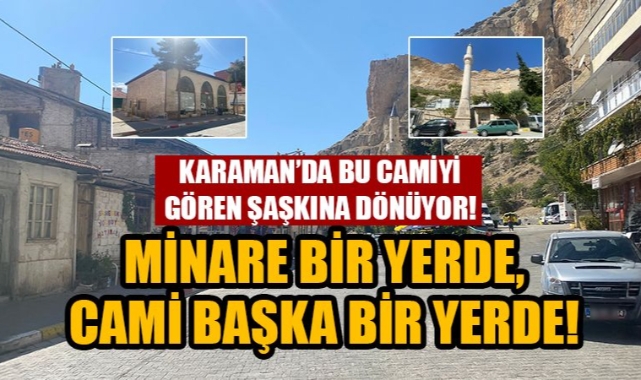 Karaman'da bu camiyi gören hayret ediyor: Kanuni'nin Damadı…