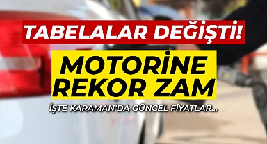 Karaman'da mazot (motorin) fiyatları 60 liraya yaklaştı!