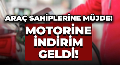 Motorin Fiyatlarına İndirim Geldi! Araç Sahiplerine Sevindiren Haber