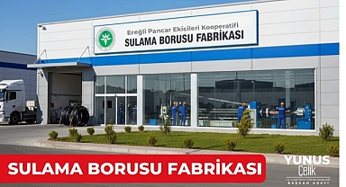 Yunus Çelik: Kooperatifimize Yerli Sulama Borusu Fabrikası Kazandıracağız