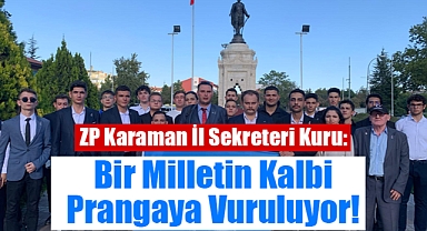 ZP Karaman İl Sekreteri Kuru: Doğu Türkistan, Türk'ün namusudur!