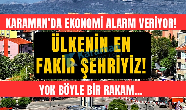 Borç Haritasında Acı Zirve: Karaman Türkiye’de İlk Sırada