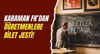 Karaman FK’dan Öğretmenlere Özel Jest