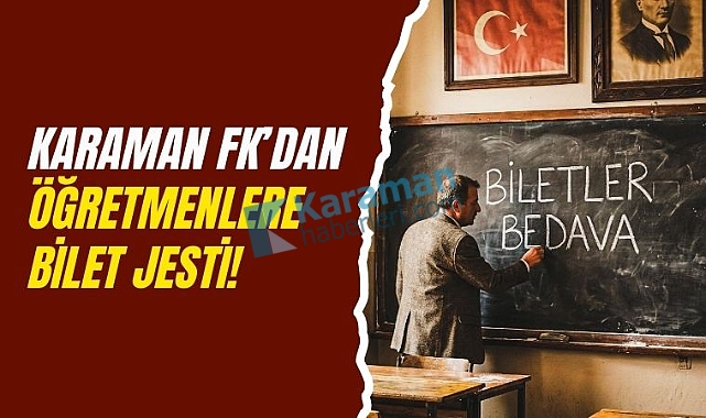 Karaman FK’dan Öğretmenlere Özel Jest