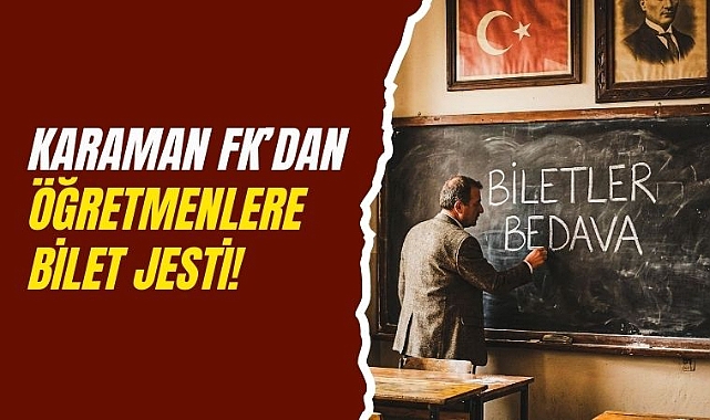 Karaman FK’dan Öğretmenlere Özel Jest